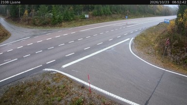 Bild från vägkamera: Ljusne (väglagskamera)