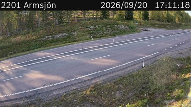 Bild från vägkamera: Armsjön (väglagskamera)