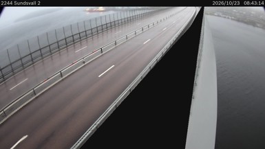 Bild från vägkamera: Sundsvall 2 (väglagskamera)