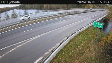 Bild från vägkamera: Sjöboda (väglagskamera)