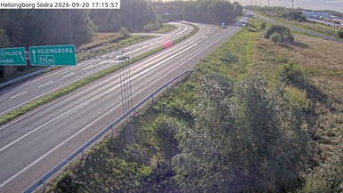 Bild från vägkamera: Helsingborg Södra västerut