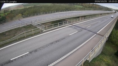 Bild från vägkamera: Ö Ljungby (väglagskamera)