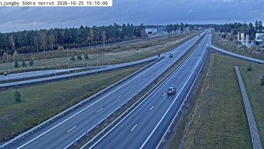 Bild från vägkamera: Ljungby Södra