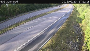 Bild från vägkamera: Gunneryd (väglagskamera)