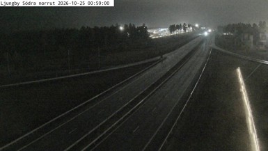 Bild från vägkamera: Ljungby Södra