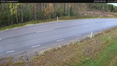 Bild från vägkamera: Sangiskvarn (väglagskamera)