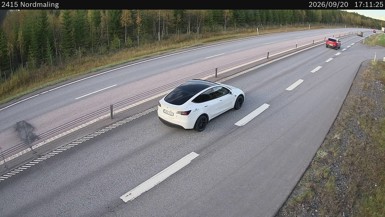 Bild från vägkamera: Nordmaling (väglagskamera)