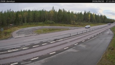 Bild från vägkamera: Jävrebyn (väglagskamera)