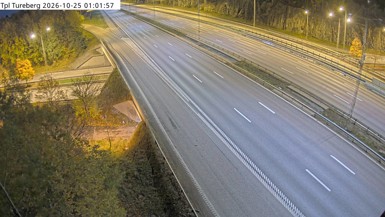 Bild från vägkamera: Tpl Tureberg