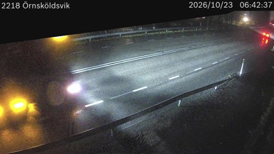 Bild från vägkamera: Örnsköldsvik (väglagskamera)