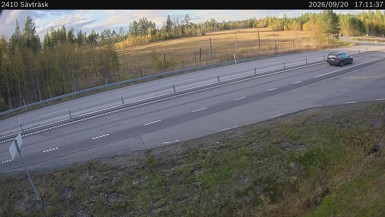 Bild från vägkamera: Sävträsk (väglagskamera)