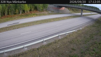 Bild från vägkamera: Nya Månkarbo (väglagskamera)