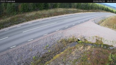 Bild från vägkamera: Fiskträsk (väglagskamera)