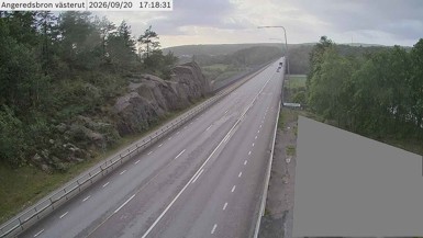 Bild från vägkamera: Angeredsbron västerut