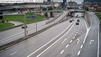 Bild från vägkamera: Falutorget Norra