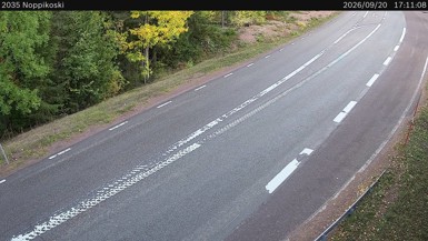 Bild från vägkamera: Noppikoski (väglagskamera)