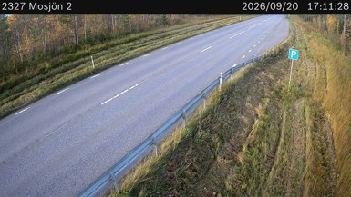Bild från vägkamera: Mosjön 2 (väglagskamera)