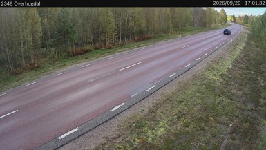 Bild från vägkamera: Överhogdal (väglagskamera)