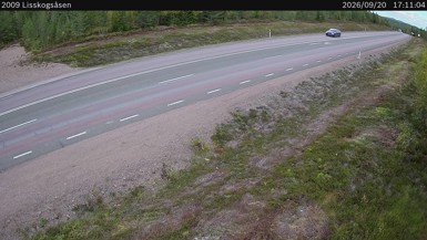 Bild från vägkamera: Lisskogsåsen (väglagskamera)