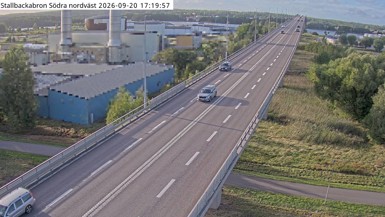 Bild från vägkamera: Stallbackabron Södra nordväst