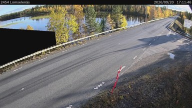 Bild från vägkamera: Lomselenäs (väglagskamera)