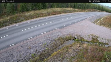 Bild från vägkamera: Fiskträsk (väglagskamera)