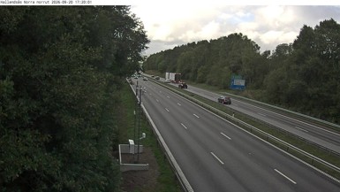 Bild från vägkamera: Hallandsås Norra norrut