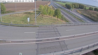 Bild från vägkamera: Flädie norrut