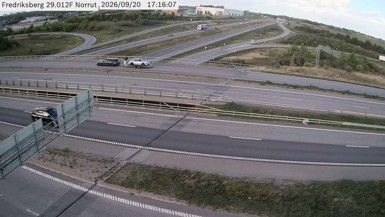 Bild från vägkamera: Fredriksberg Norrut