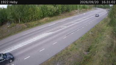 Bild från vägkamera: Heby (väglagskamera)