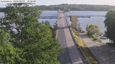 Bild från vägkamera: Hjulstabron