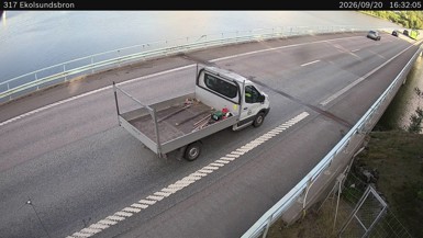 Bild från vägkamera: Ekolsundsbron (väglagskamera)