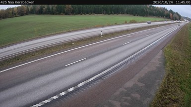 Bild från vägkamera: Nya Korsbäcken (väglagskamera)