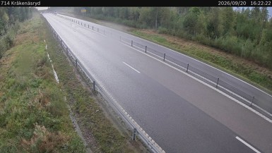 Bild från vägkamera: Kråkenäsryd (väglagskamera)