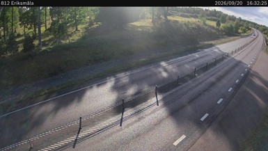 Bild från vägkamera: Eriksmåla (väglagskamera)
