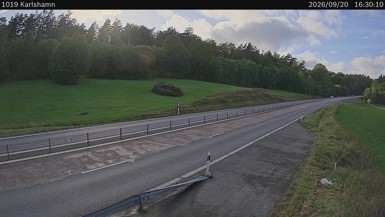 Bild från vägkamera: Karlshamn (väglagskamera)