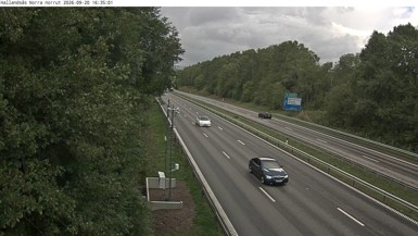 Bild från vägkamera: Hallandsås Norra norrut