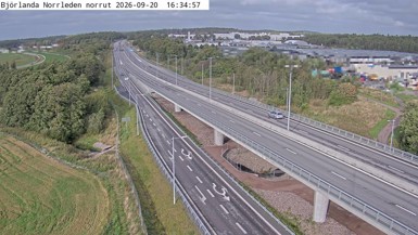 Bild från vägkamera: Björlanda Norrut