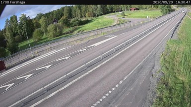 Bild från vägkamera: Forshaga (väglagskamera)