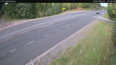 Bild från vägkamera: Bolhyttan (väglagskamera)