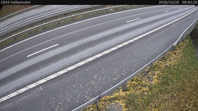 Bild från vägkamera: Vallbymotet (väglagskamera)