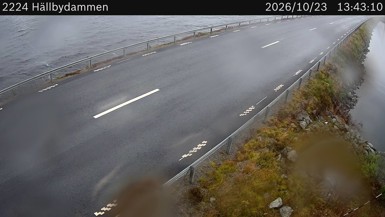 Bild från vägkamera: Hällbydammen (väglagskamera)