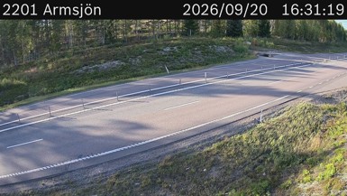 Bild från vägkamera: Armsjön (väglagskamera)
