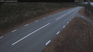 Bild från vägkamera: Lossendammen (väglagskamera)