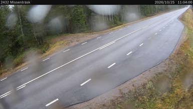 Bild från vägkamera: Missenträsk (väglagskamera)