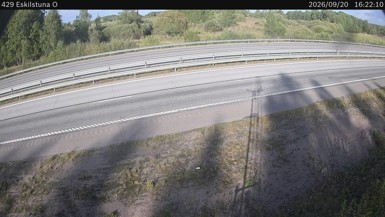 Bild från vägkamera: Eskilstuna Ö (väglagskamera)