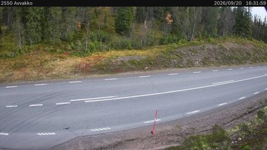 Bild från vägkamera: Avvakko (väglagskamera)