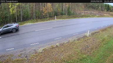 Bild från vägkamera: Sangiskvarn (väglagskamera)