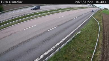 Bild från vägkamera: Glumslöv (väglagskamera)