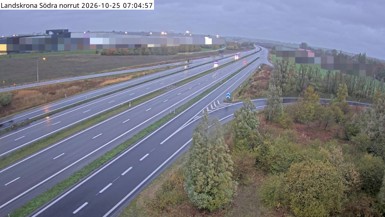 Bild från vägkamera: Landskrona Södra norrut
